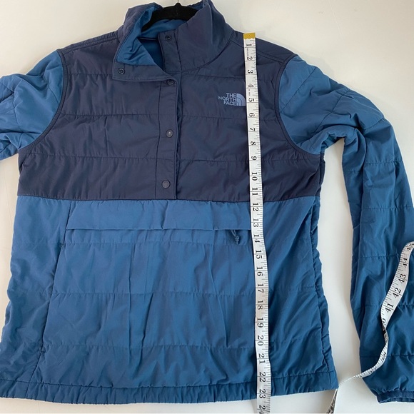 The North Face Pullover 1/4 Button Jacket Blue - Picture 7 of 12